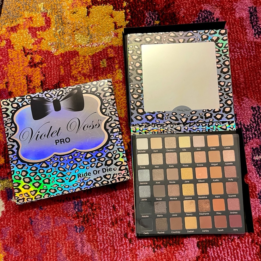 NIB LE SOLD OUT & VERY HARD TO FIND VIOLET VOSS RIDE OR DIE EYESHADOW PALETTE